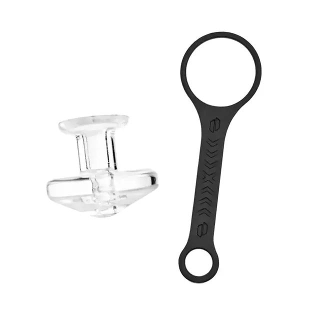 PUFFCO PUFFCO THE REPLACEMENT  PEAK CARB CAP&TETHER-22MM CLEAR