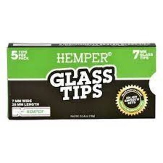 HEMPER HEMPER GLASS TIPS 7MM/5PK