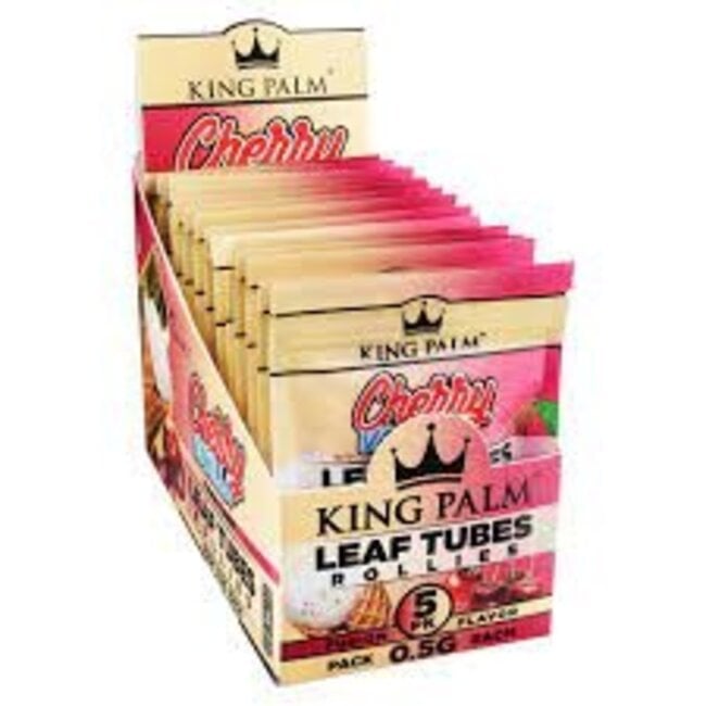 KING PALM KING PALM HAND ROLLED LEAF 5PK-CHERRY VANILLA