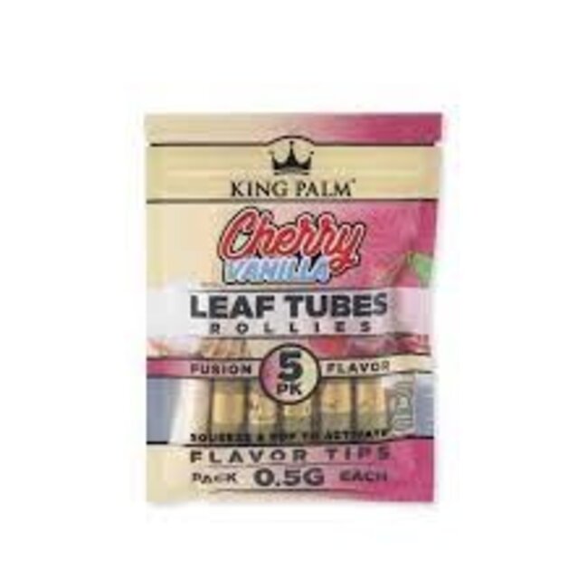 KING PALM KING PALM HAND ROLLED LEAF 5PK-CHERRY VANILLA