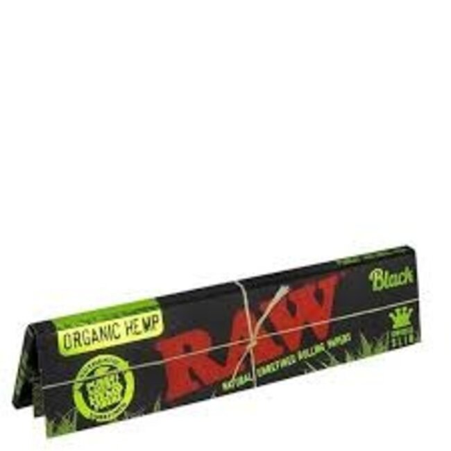 RAW RAW BLACK ORGANIC ROLLING PAPER