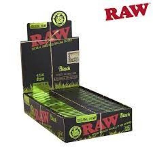 RAW RAW BLACK ORGANIC ROLLING PAPER