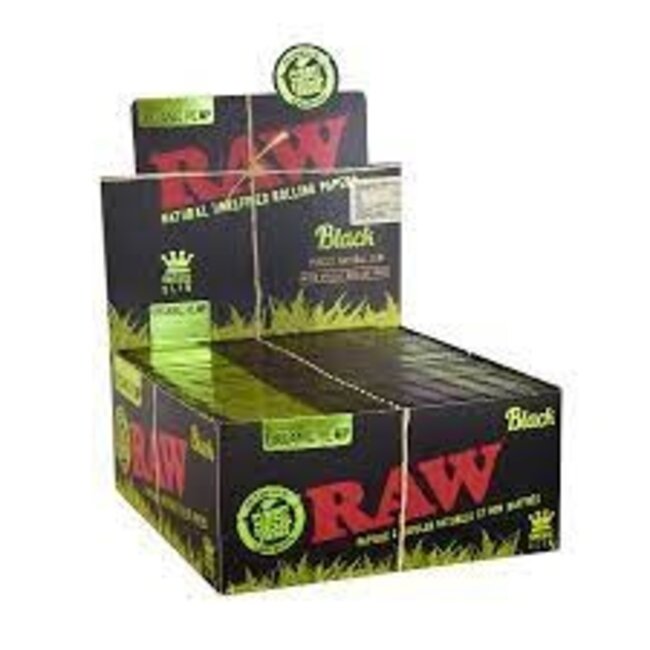 RAW RAW BLACK ORGANIC ROLLING PAPER