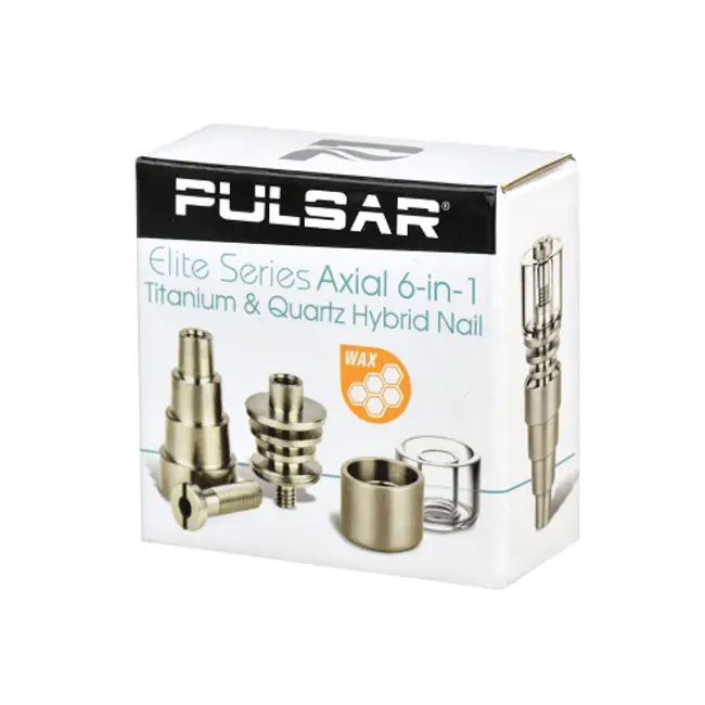 PULSAR PULSAR AXIAL 6 IN 1 TITANIUM&QUARTZ HYBIRD NAIL