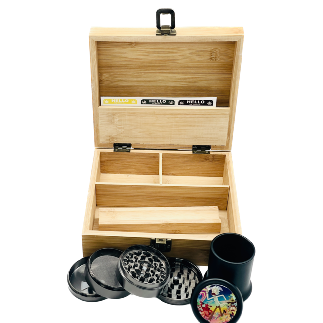 BAMBOO BAMBOO WOOD LARGE SMOKING KIT