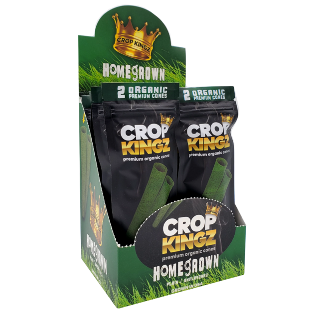 CROP KINGZ CROP KINGZ PREMIUM ORGANIC CONES  KING SIZE (2 PACK)