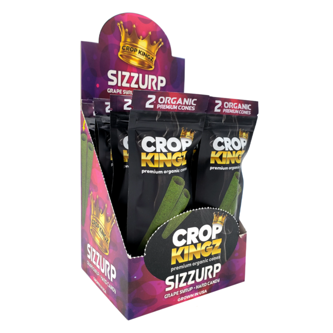 CROP KINGZ CROP KINGZ PREMIUM ORGANIC CONES  KING SIZE (2 PACK)