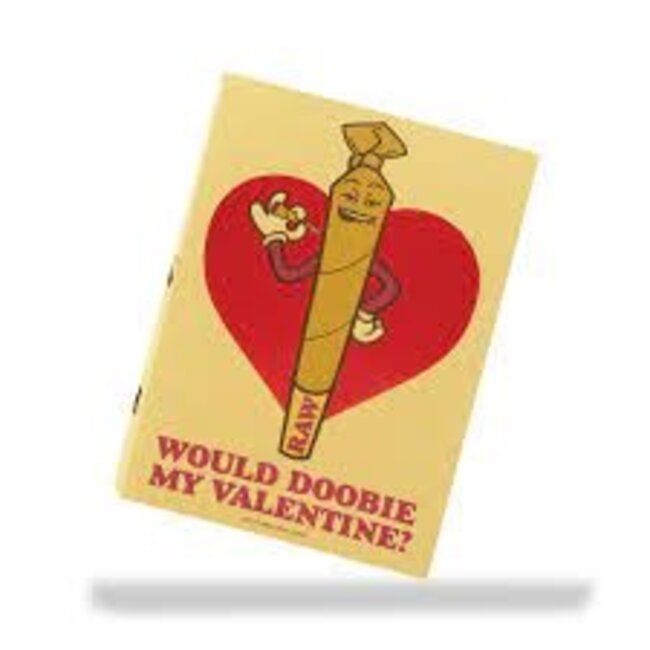 RAW RAW VALENTINES DAY CARD