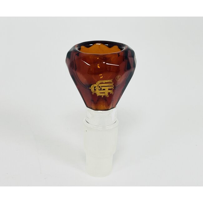 CRYSTAL GLASS 14/18MM DIAMOND GLASS BOWL