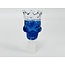 CRYSTAL GLASS 14/18MM  SKULL CROWN GLASS BOWL