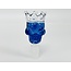 CRYSTAL GLASS CRYSTAL GLASS SKULL CROWN BOWL 14/18MM MALE