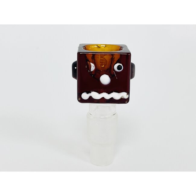 CRYSTAL GLASS 14/18MM  BUDDY CUBE GLASS BOWL