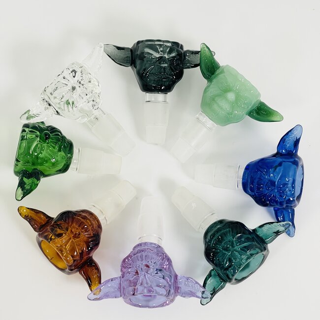CRYSTAL GLASS 14/18MM  ALIEN GLASS BOWL