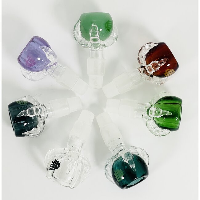 CRYSTAL GLASS 14MM/18MM CLAW GLASS BOWL