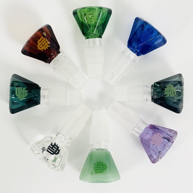 CRYSTAL GLASS 14/18MM CUTTING SHAPE GLASS  BOWL
