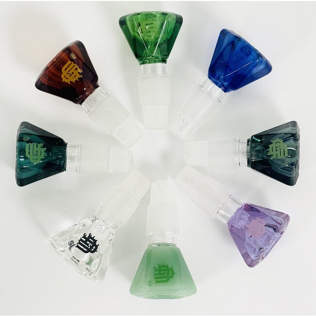 CRYSTAL GLASS 14/18MM CUTTING SHAPE GLASS BOWL