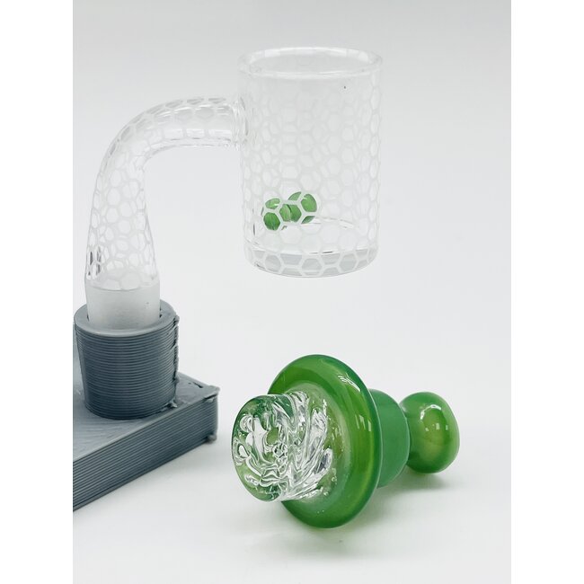 14MM MALE INFINITE HONEYCOMB BANGER  CO93-1-2