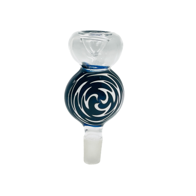 14MM SWRIL BUBBLE GLASS BOWL