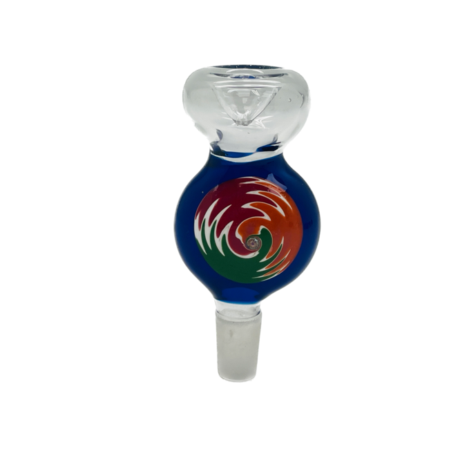 14MM SWRIL BUBBLE GLASS BOWL