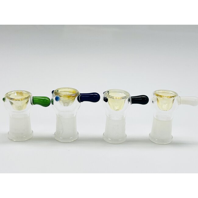 18MM FEMALE CLEAR BOWL WITH HANDLES