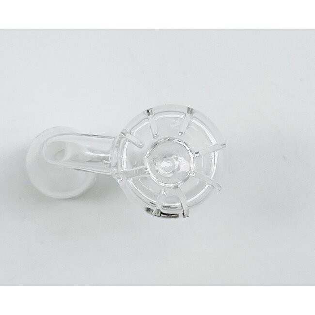CHRYSTAL GLASS 18MM MALE ROUNDED BANGER