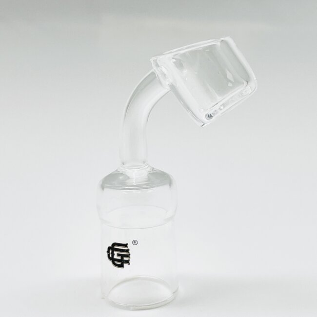 CHRYSTAL GLASS 18MM FEMALE THICK  QUARTZ BANGER