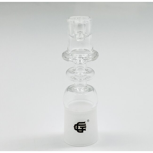 CHRYSTAL GLASS 18MM FEMALE DAISY DOMELESS QUARTZ NAIL