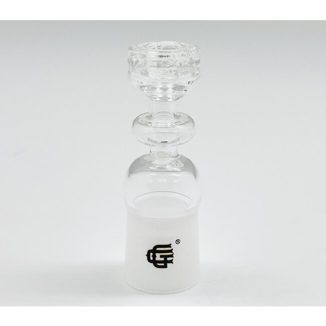 CRYSTAL GLASS 18MM FEMALE KNOT DOMELESS NAIL
