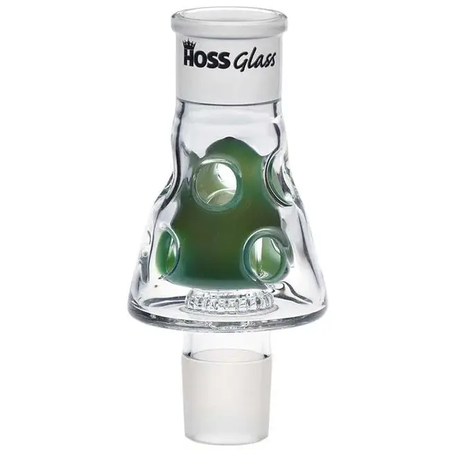 HOSS GLASS 7'' HOSS GLASS HOLEY MIDDLE PERCOLATOR-H147