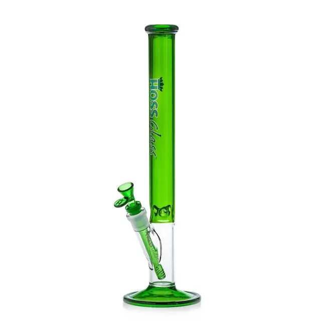 HOSS GLASS 16'' HOSS GLASS DIAMETER COLORED STRAIGHT W/WINDOW BASE  -H071
