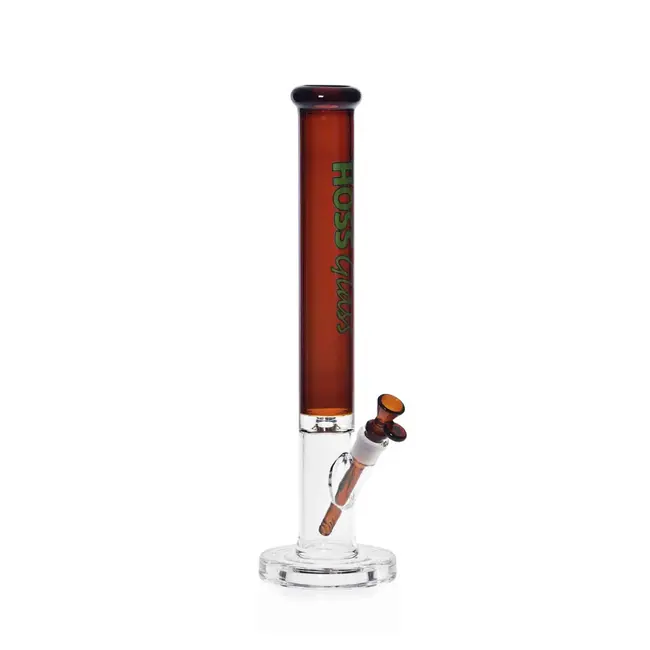HOSS GLASS 14'' STRAIGHT TUBE BONG H167