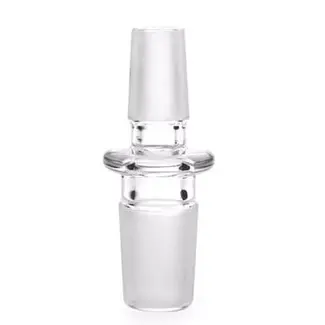 CHRYSTAL GLASS CHRYSTAL GLASS ADAPTER 14MM MALE TO 18MM MALE