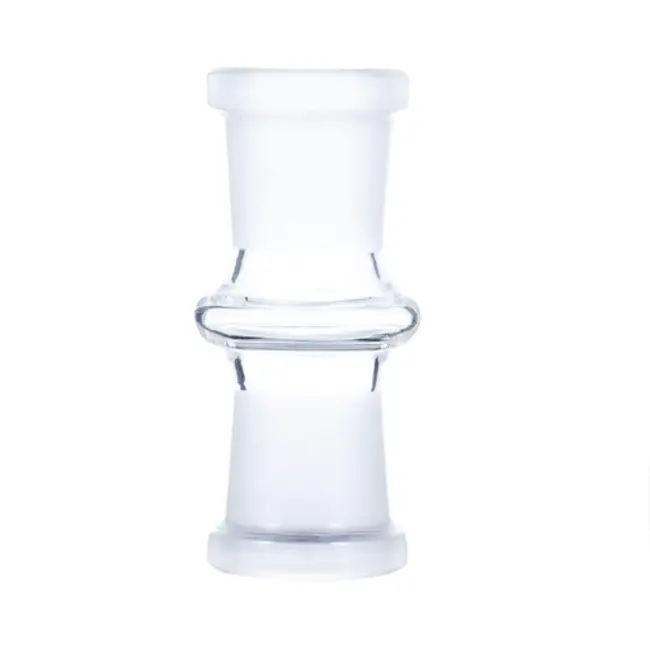 CHRYSTAL GLASS ADAPTER 18MM FEMALE TO 18MM FEMALE