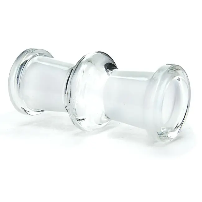 CHRYSTAL GLASS ADAPTER 18MM FEMALE TO 14MM FEMALE