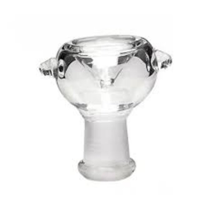 CLEAR GLASS BOWL 14MM FEMALE