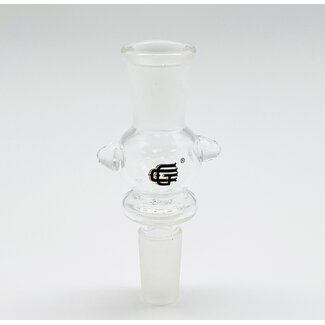 CHRYSTAL GLASS CHRYSTAL GLASS ADAPTER 14MM MALE TO 14MM FEMALE
