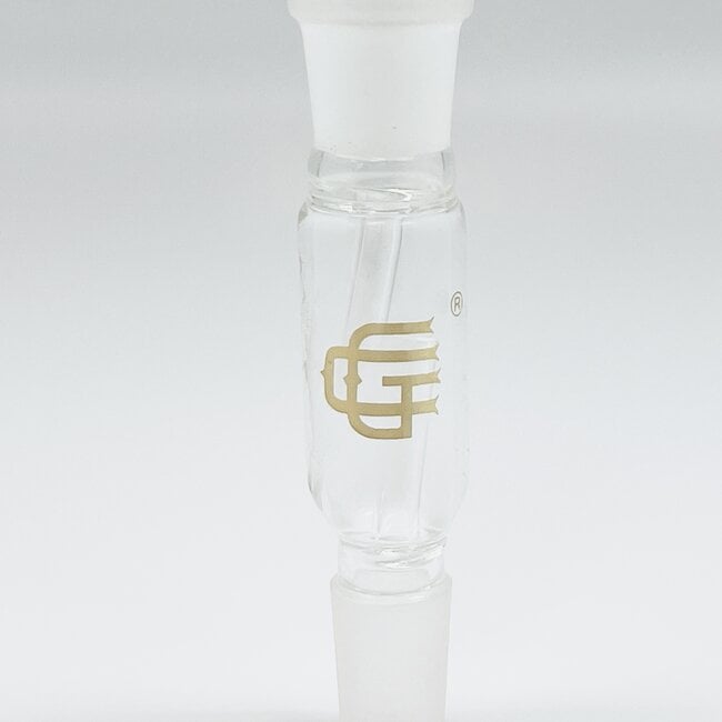 CHRYSTAL GLASS ADAPTER 18MM MALE TO 18MM FEMALE WITH PERC