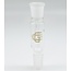 CHRYSTAL GLASS CHRYSTAL GLASS ADAPTER 18MM MALE TO 18MM FEMALE WITH PERC