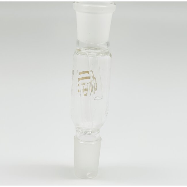 CHRYSTAL GLASS ADAPTER 18MM MALE TO 18MM FEMALE WITH PERC
