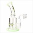 KAPOW 7.5'' BENT NECK HONEYCOMB DISK PERK  DAB RIG C4013