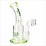 KAPOW 7.5'' BENT NECK HONEYCOMB DISK PERK  DAB RIG C4013