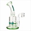 KAPOW 7.5'' BENT NECK HONEYCOMB DISK PERK  DAB RIG C4013