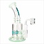 KAPOW 7.5'' BENT NECK HONEYCOMB DISK PERK  DAB RIG C4013
