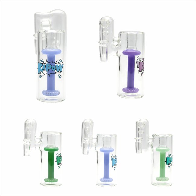 KAPOW 14MM 90 DEGREE  RECYCLER ASH CATCHER CE120