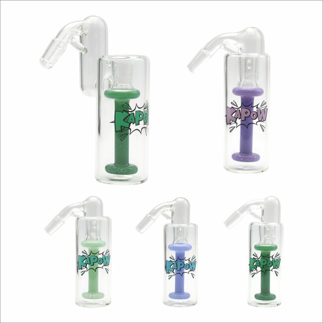 KAPOW 14MM 45 DEGREE RECYCLER ASH CATCHER CE120