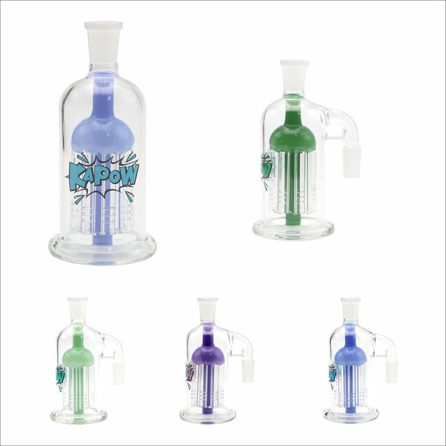 KAPOW 14MM  8 ARM PERC ASH CATCHER CE-118