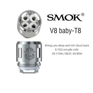 SMOK SMOK V8 REPLACMENT COIL T8-0.15 OHM(50-260W) single