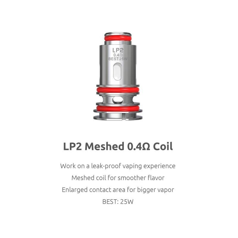 SMOK LP2 REPLACMENT COILS (5 PACK) MESHED 0.4 OHM single 11