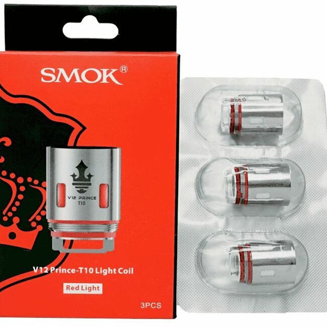 SMOK SMOK V12 PRINCE- T10 LIGHT COIL RED 0.12 OHM SINGLE