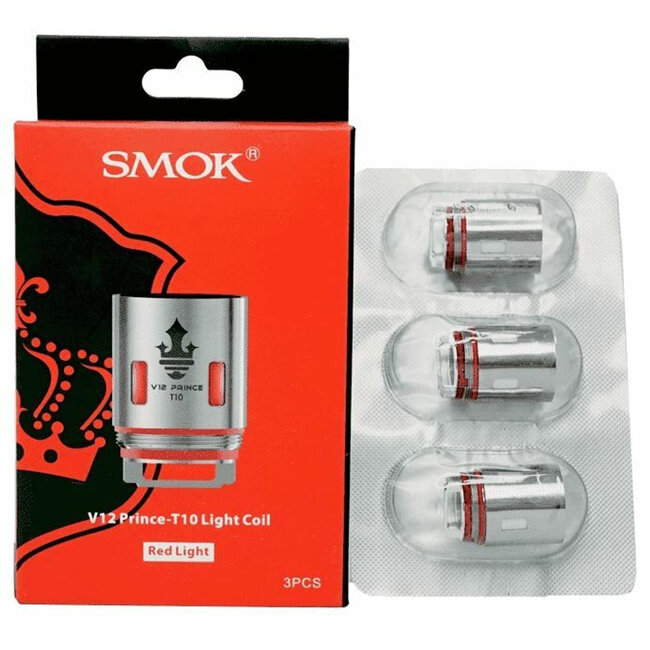 SMOK SMOK V12 PRINCE- T10 LIGHT COIL RED 0.12 OHM SINGLE